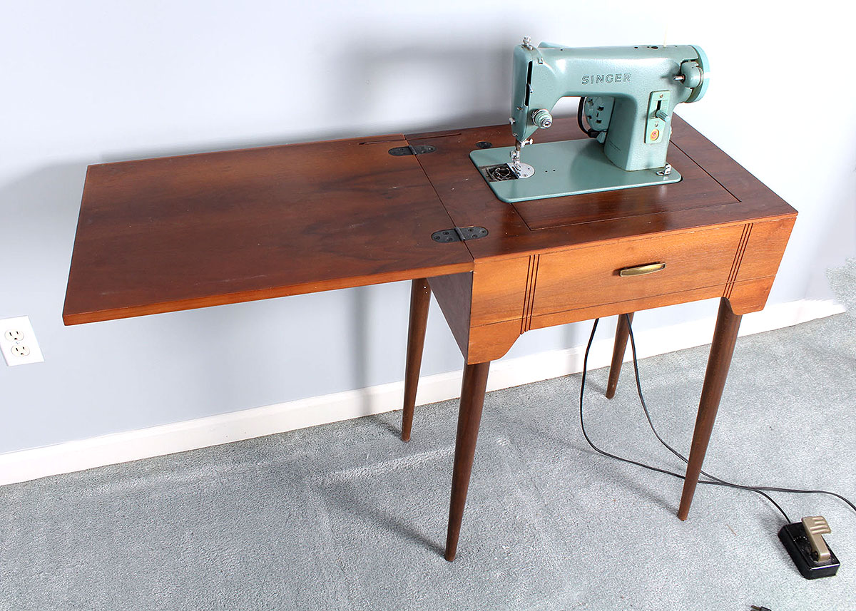 Mid Century Modern Sewing Table