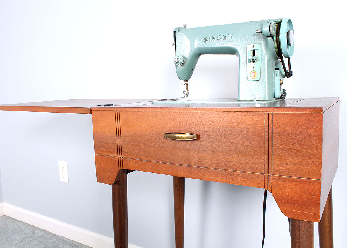 Mid Century Modern Sewing Table