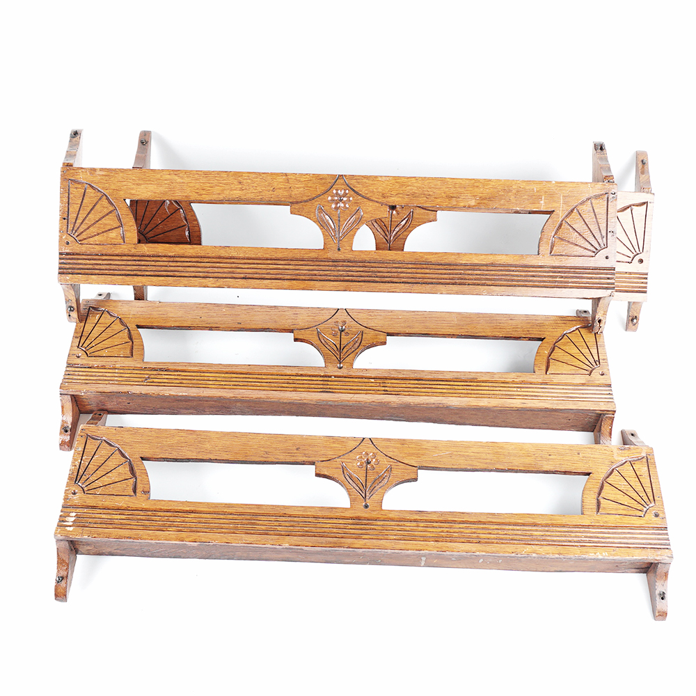 Four Church Pew Back Bible Holders