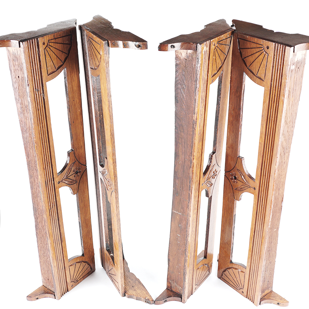 Four Church Pew Back Bible Holders