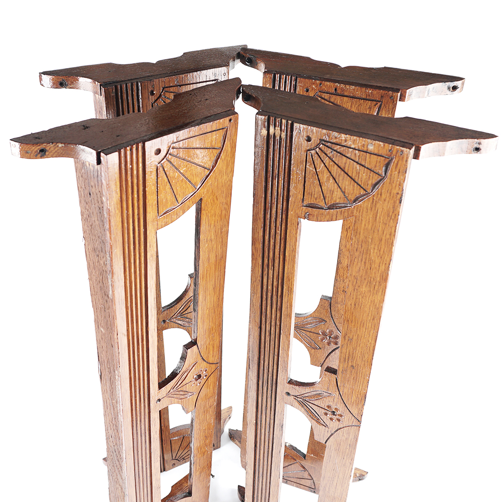 Four Church Pew Back Bible Holders