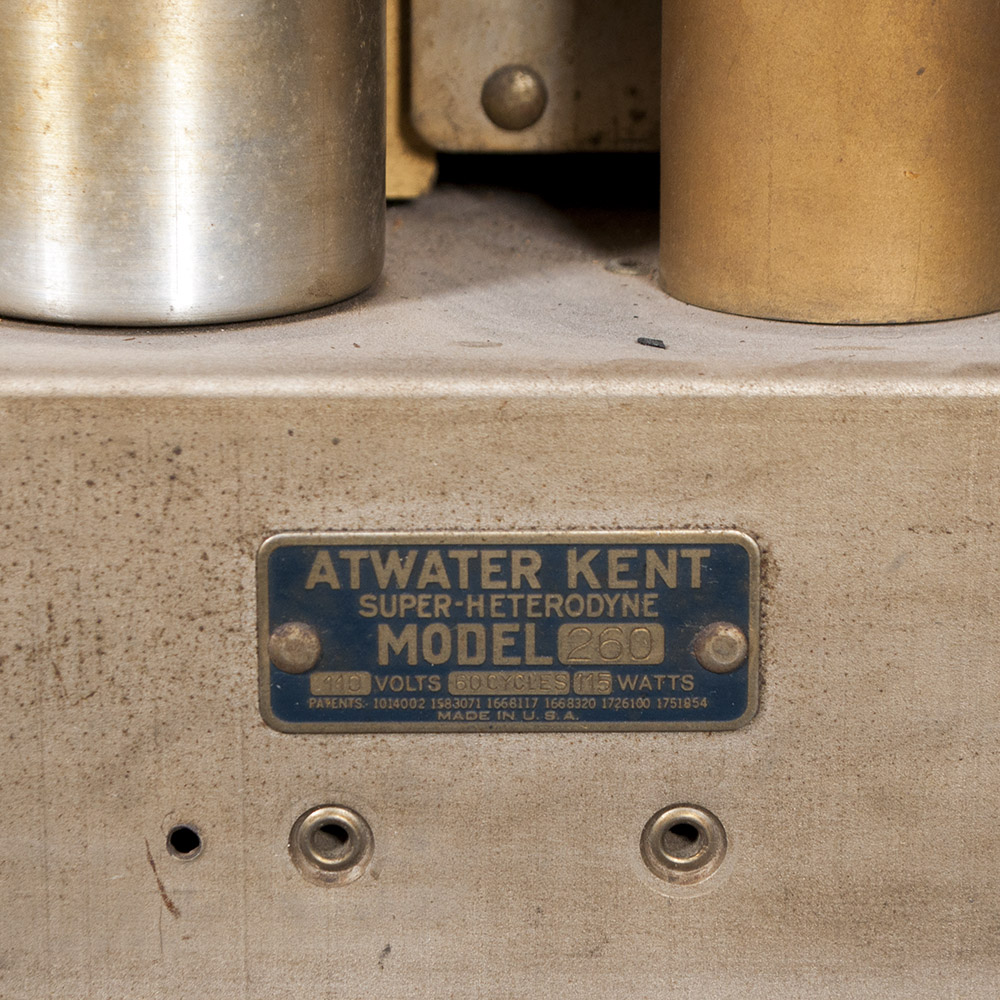 1930s Atwater Kent 260 Radio