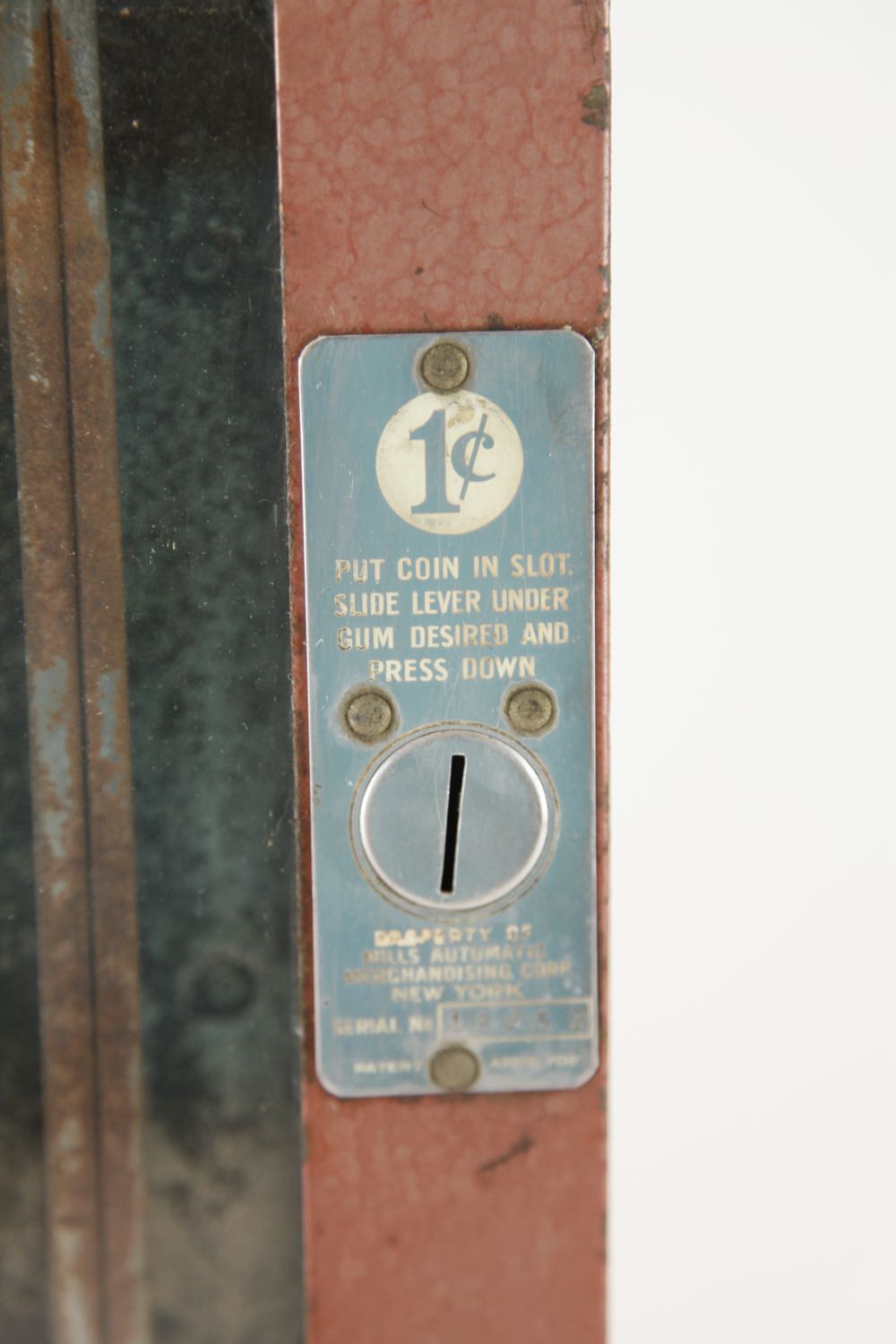 Vintage Mills Automatic Chewing Gum Machine