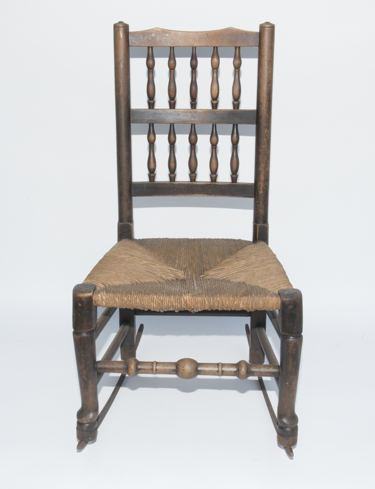Antique Spindle Back Rocking Chair
