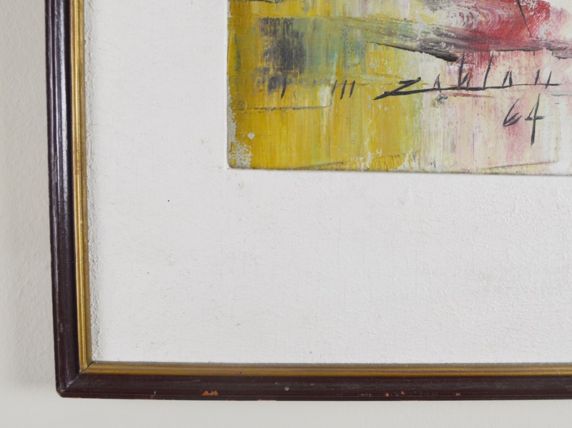 Enrico Zablan Original Abstract Oil Painting of Manila Bay