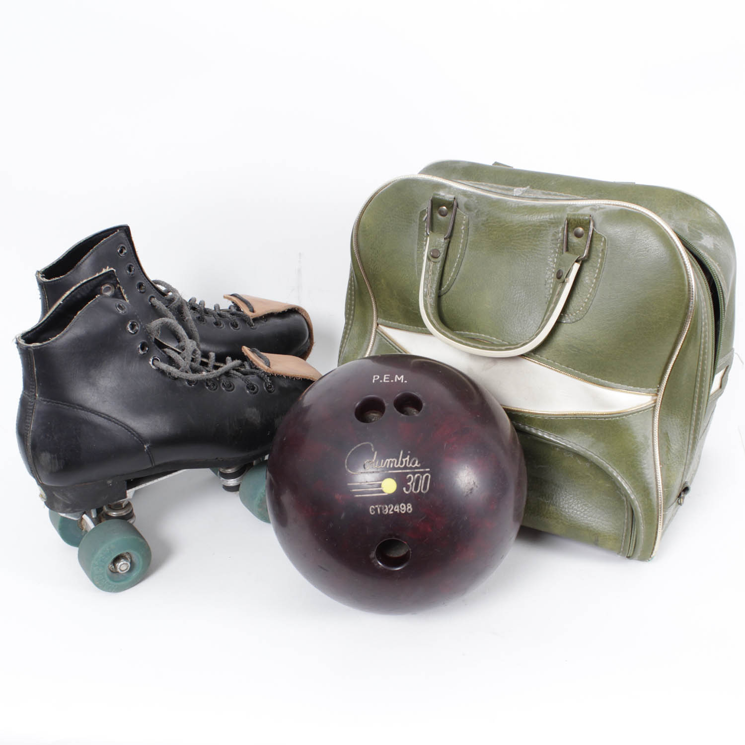 Bowling Ball and Roller Skates