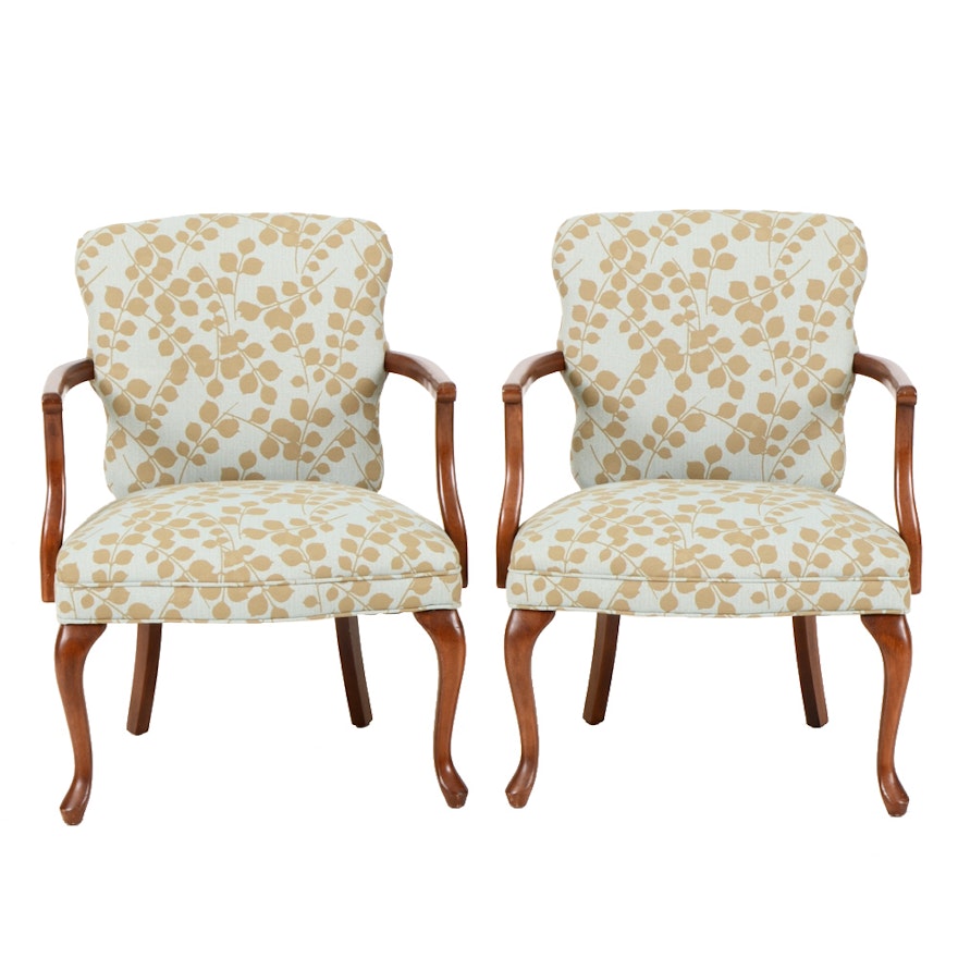 Contemporary Fauteuil Style Armchairs