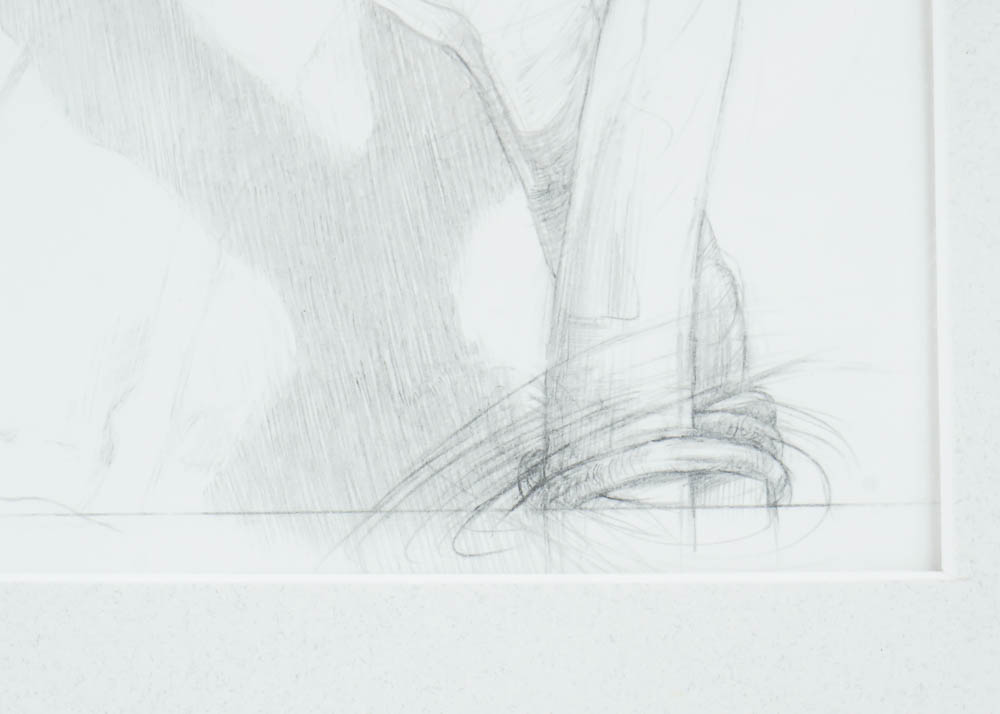 James Grubola Framed Original Drawing "Lignum Vitae Series: Conjuction"