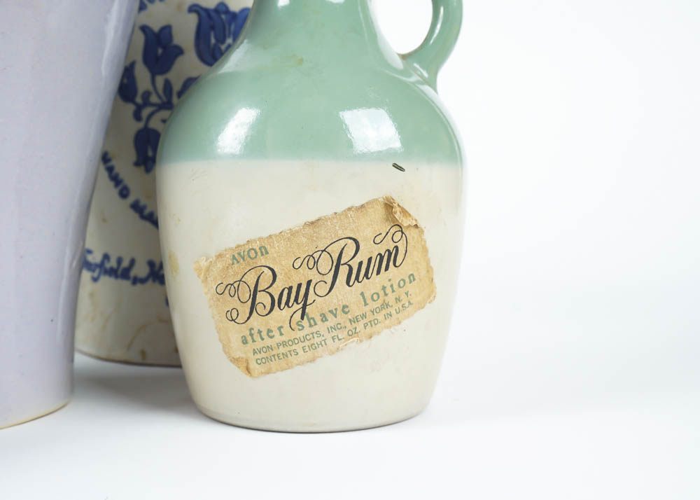 Collection of Stoneware Decanters