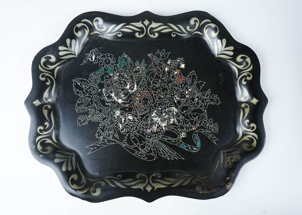 Toleware Platters and Book