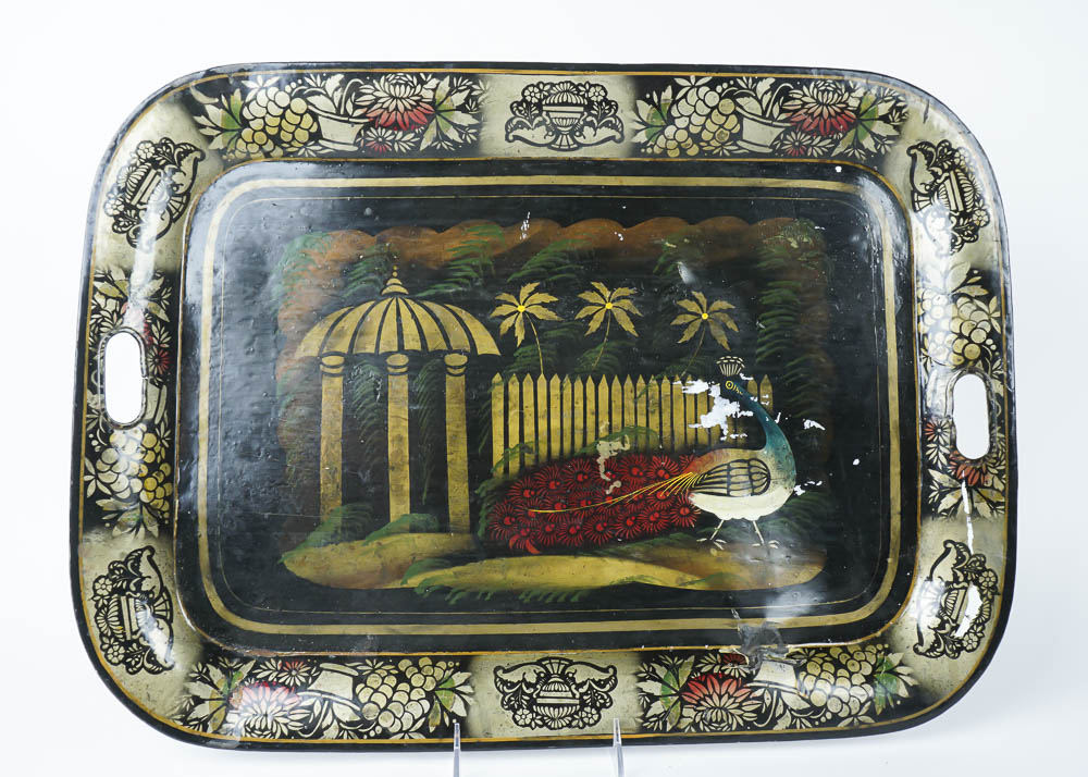 Toleware Platters and Book