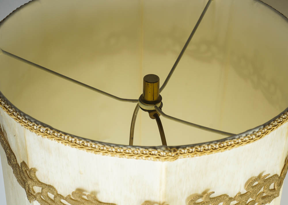 Vintage Marble Lamp Pair