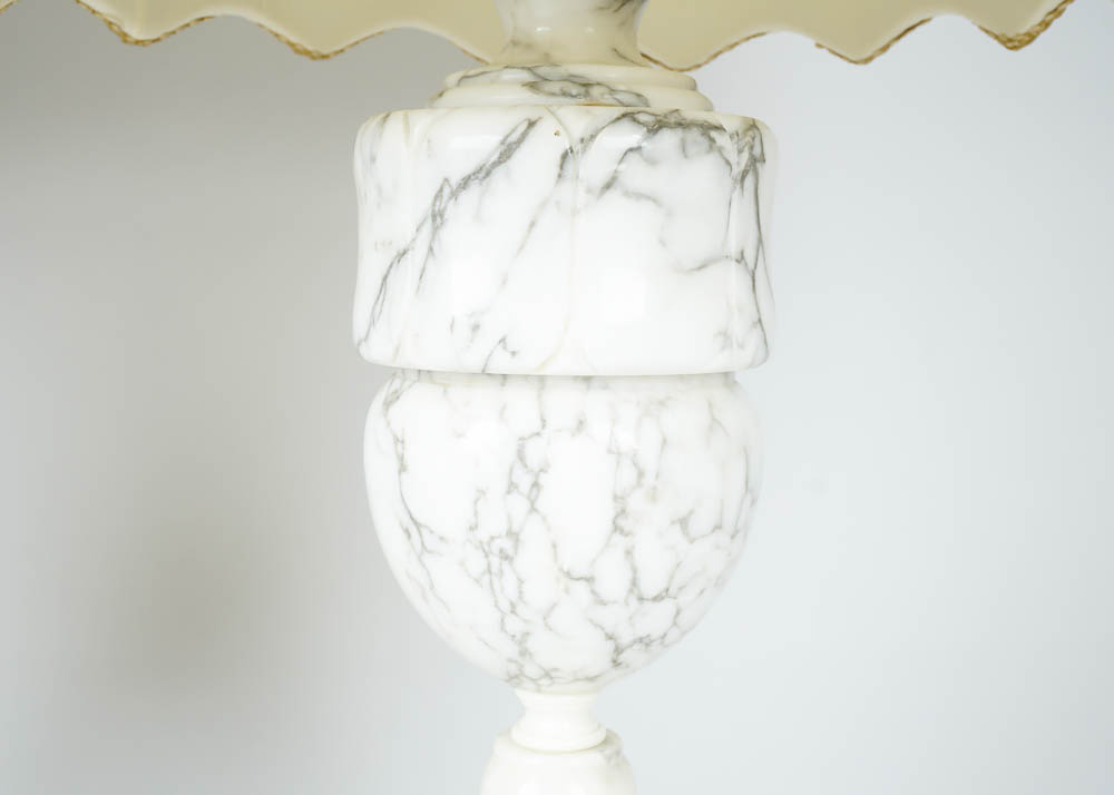 Vintage Marble Lamp Pair