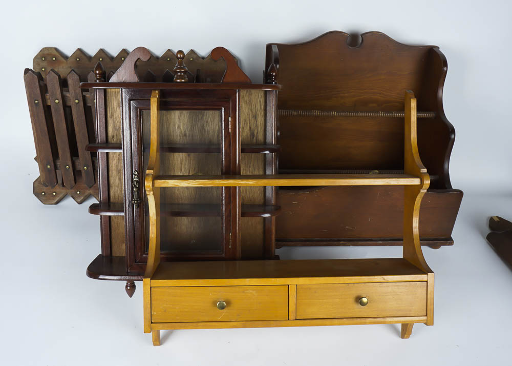 Small Wooden Accent Shelves