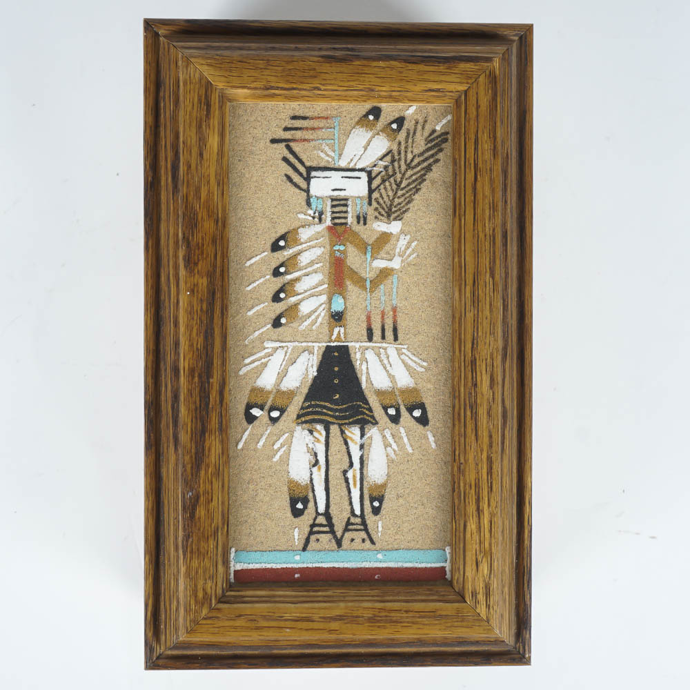 Native American Sand Art Box