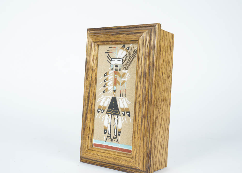 Native American Sand Art Box