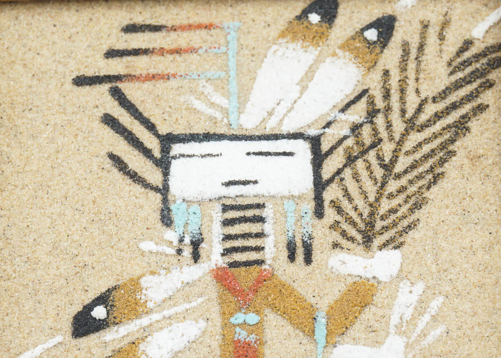 Native American Sand Art Box