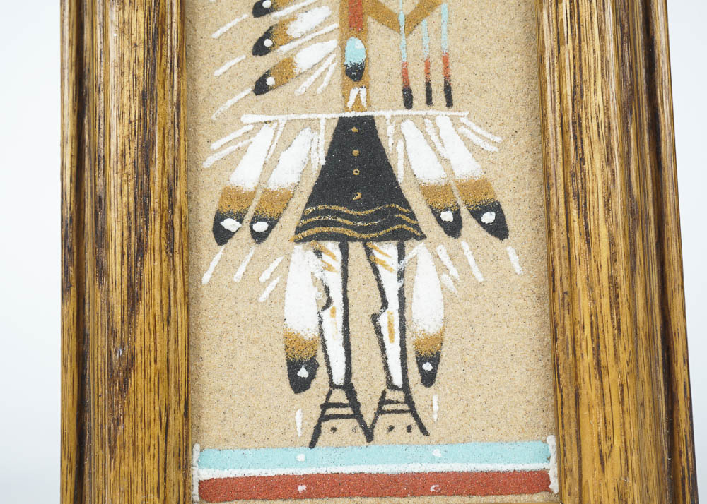 Native American Sand Art Box