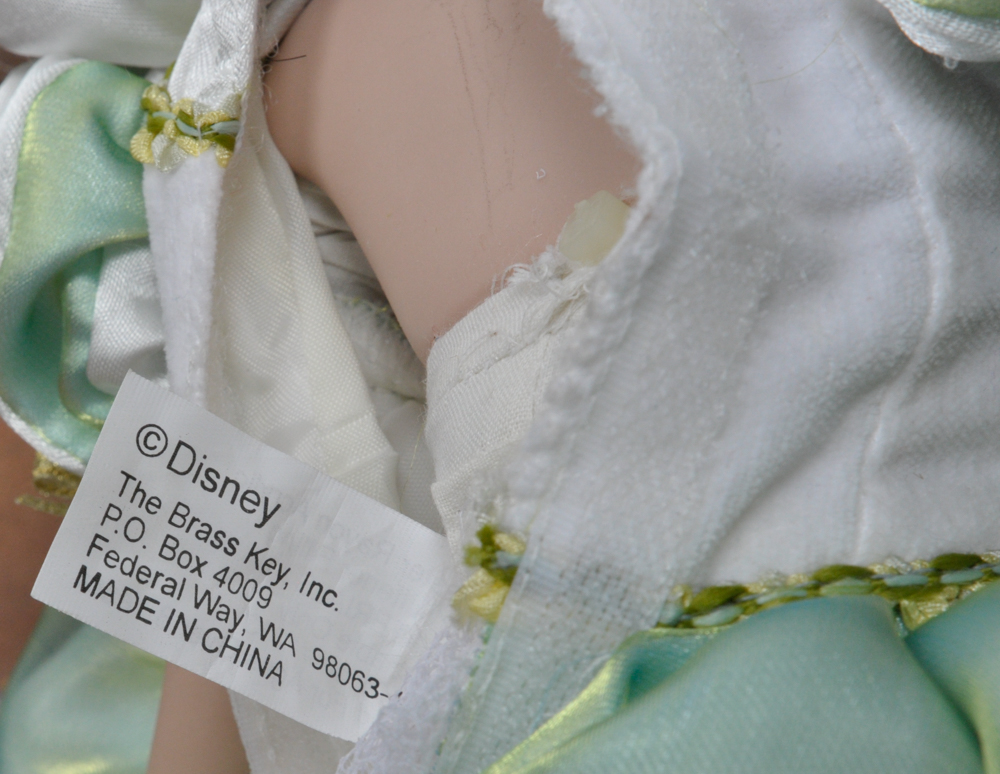 Disney Brass Key Snow White Porcelain Doll