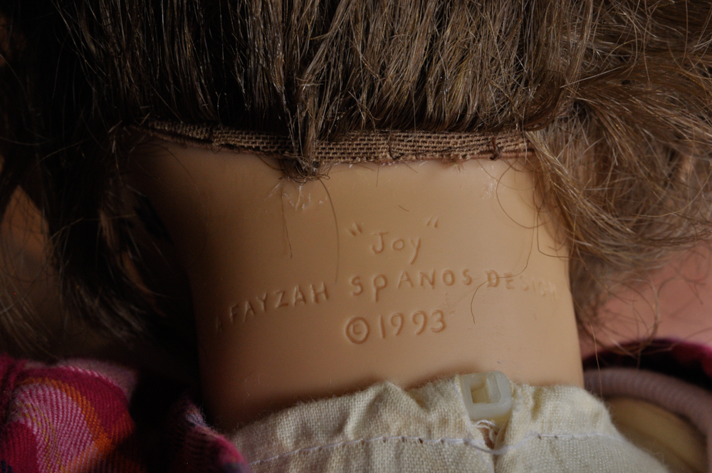 Signed and Numbered 1993 "Joy" Fayzah Sopanos Design Doll