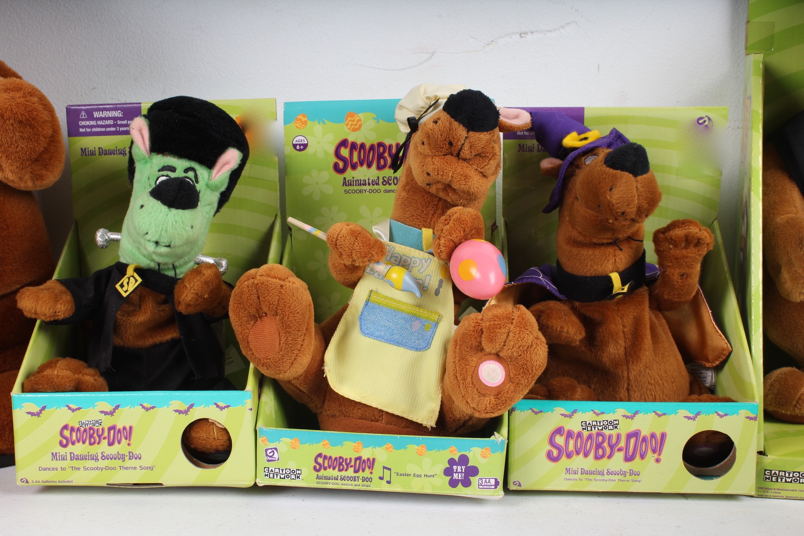 Collection of Scooby-Doo! Dancing Toys