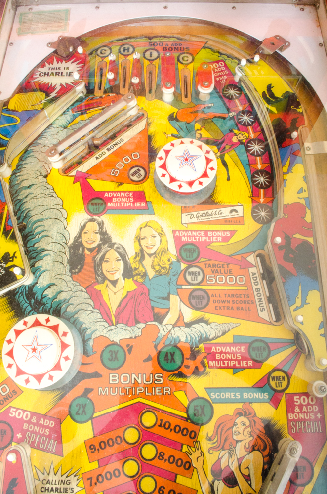 1978 Charlie's Angels Pinball Machine