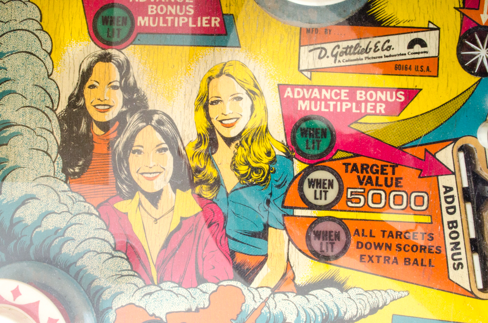 1978 Charlie's Angels Pinball Machine