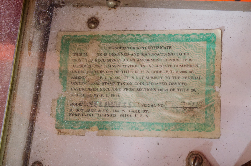 1978 Charlie's Angels Pinball Machine