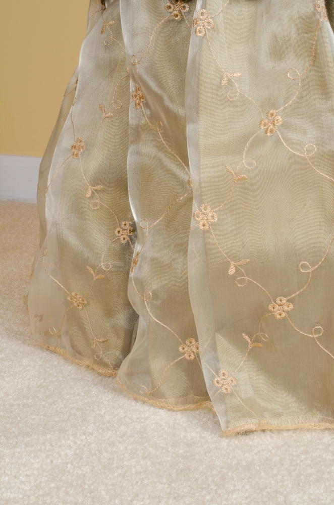 Bombay & Co. Majesty Skirted Vanity Chair