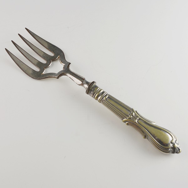 Thomas Prime & Son Silver Plate Serving Fork
