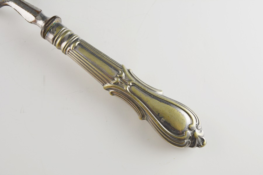 Thomas Prime & Son Silver Plate Serving Fork