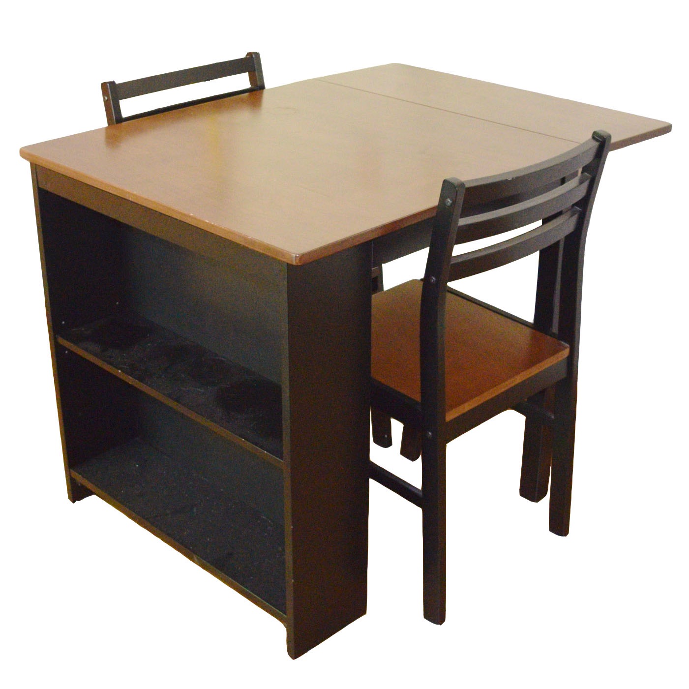 Black Drop Leaf Table and Chairs