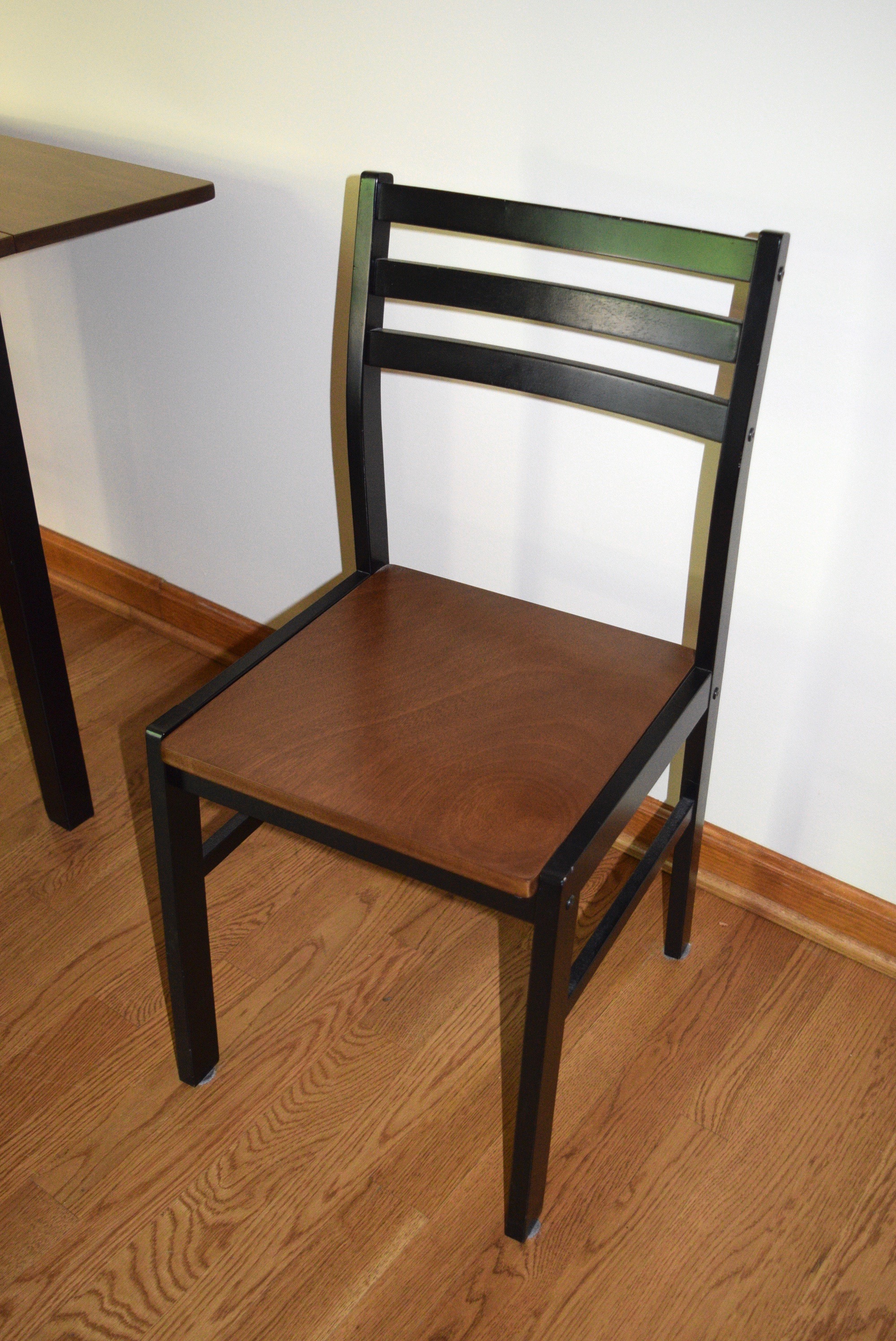 Black Drop Leaf Table and Chairs