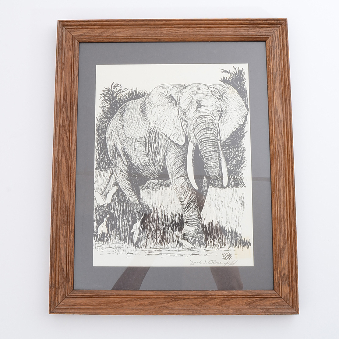 Framed Jack Rosenfeld Print