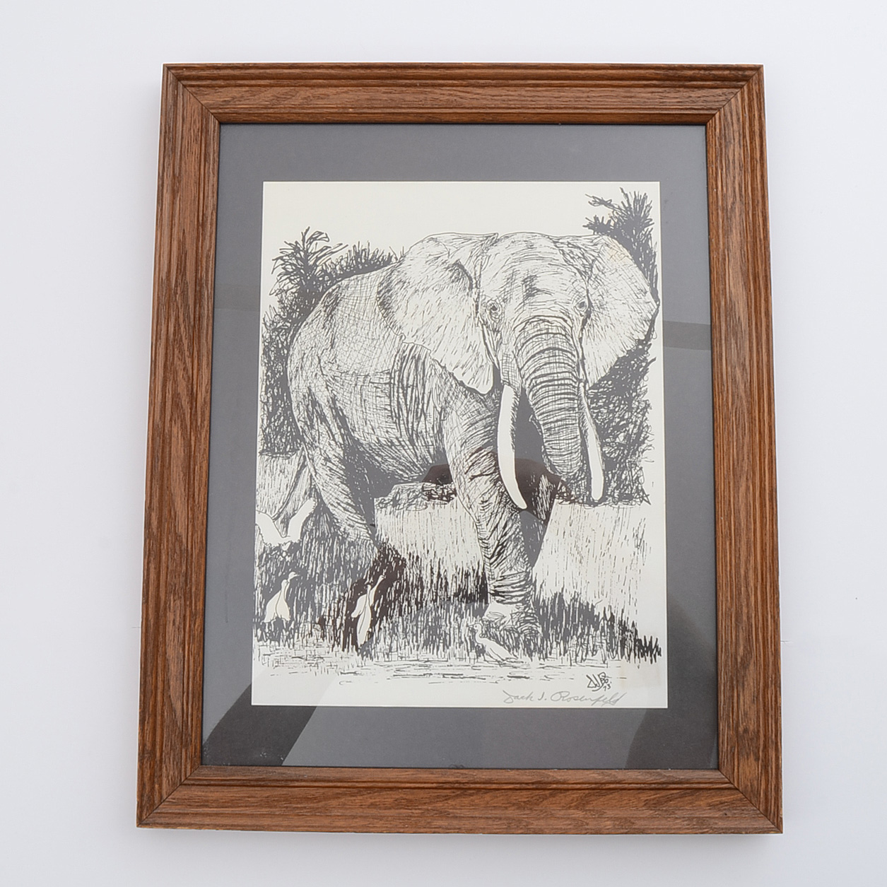 Framed Jack Rosenfeld Print