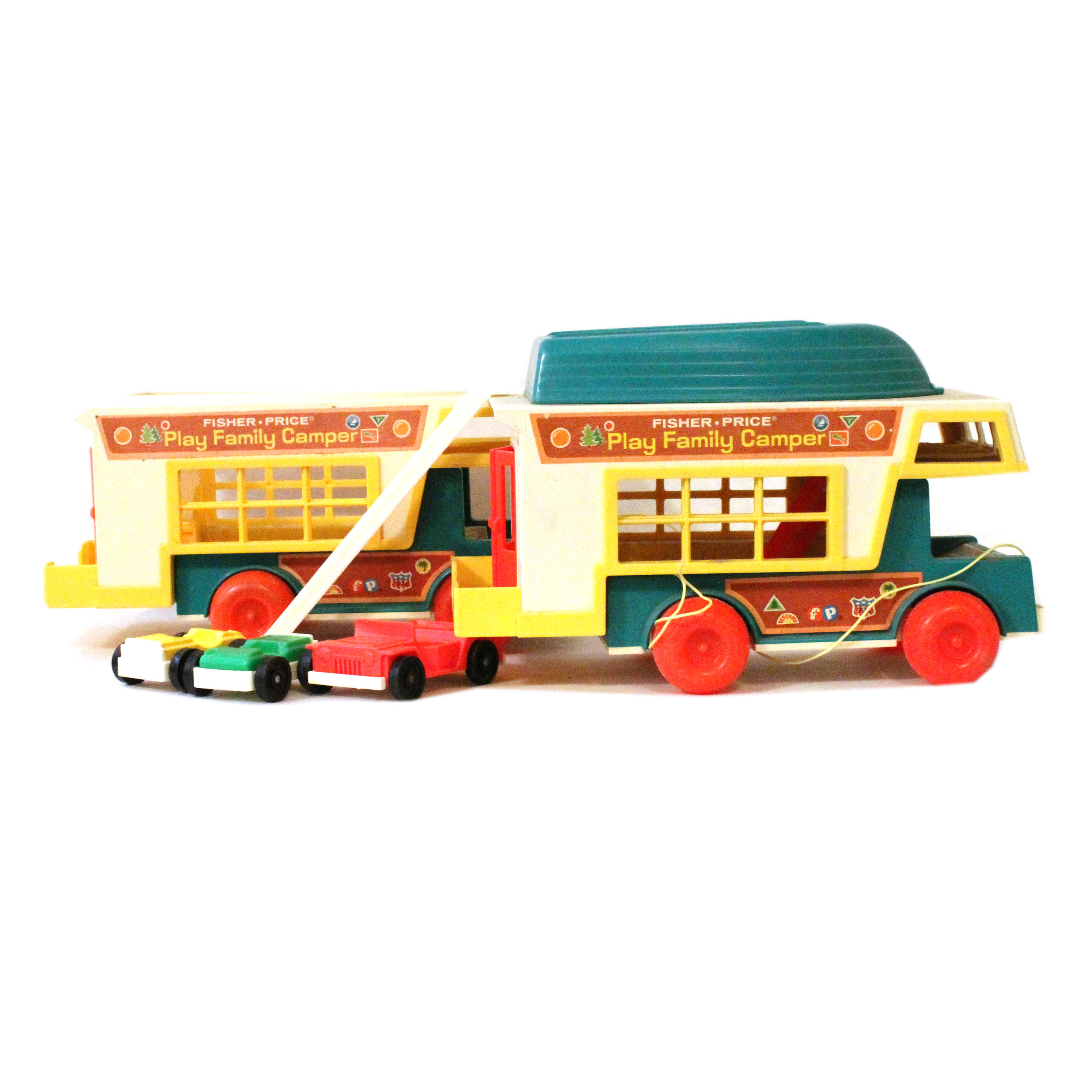 Collection of Vintage Fisher-Price Vehicles