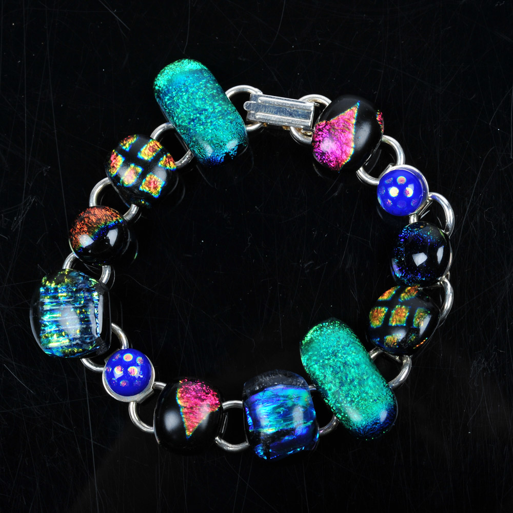 Dichroic Glass Bracelet