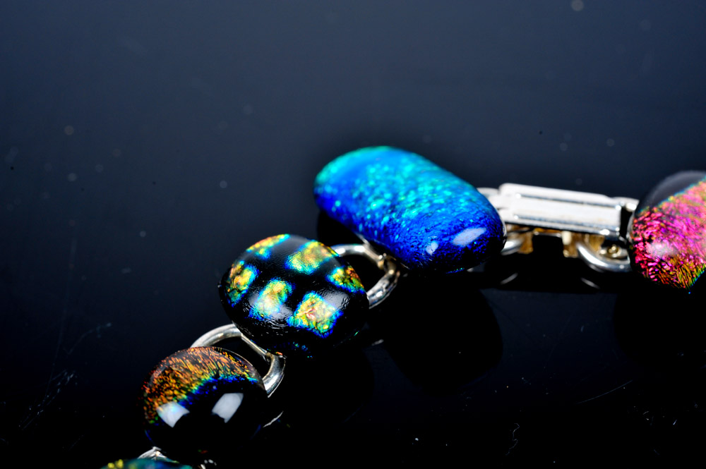 Dichroic Glass Bracelet