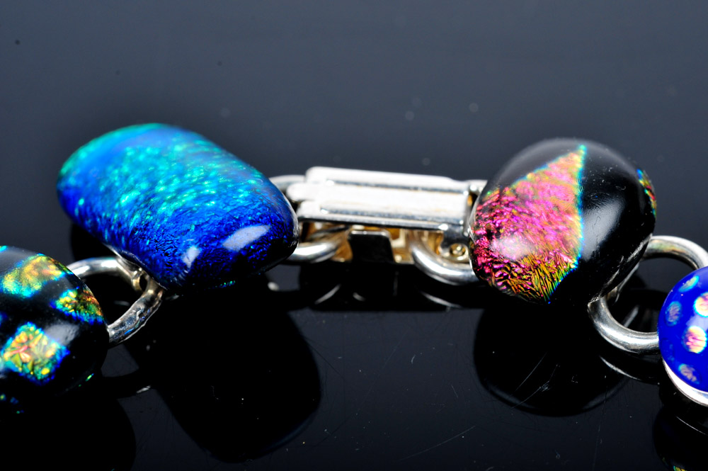Dichroic Glass Bracelet