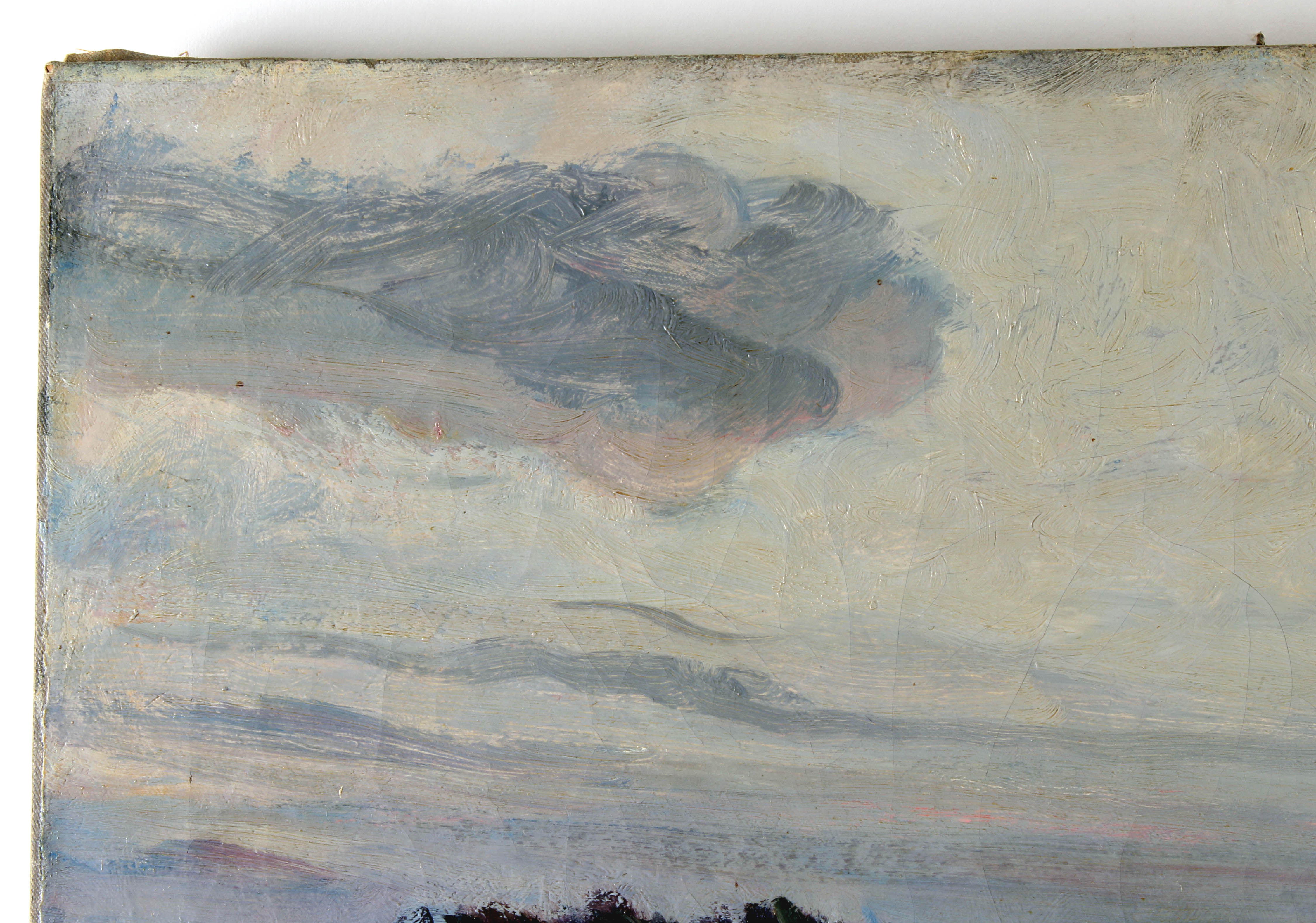 Lewis Henry Meakin Signed Late 19th Century Oil Painting