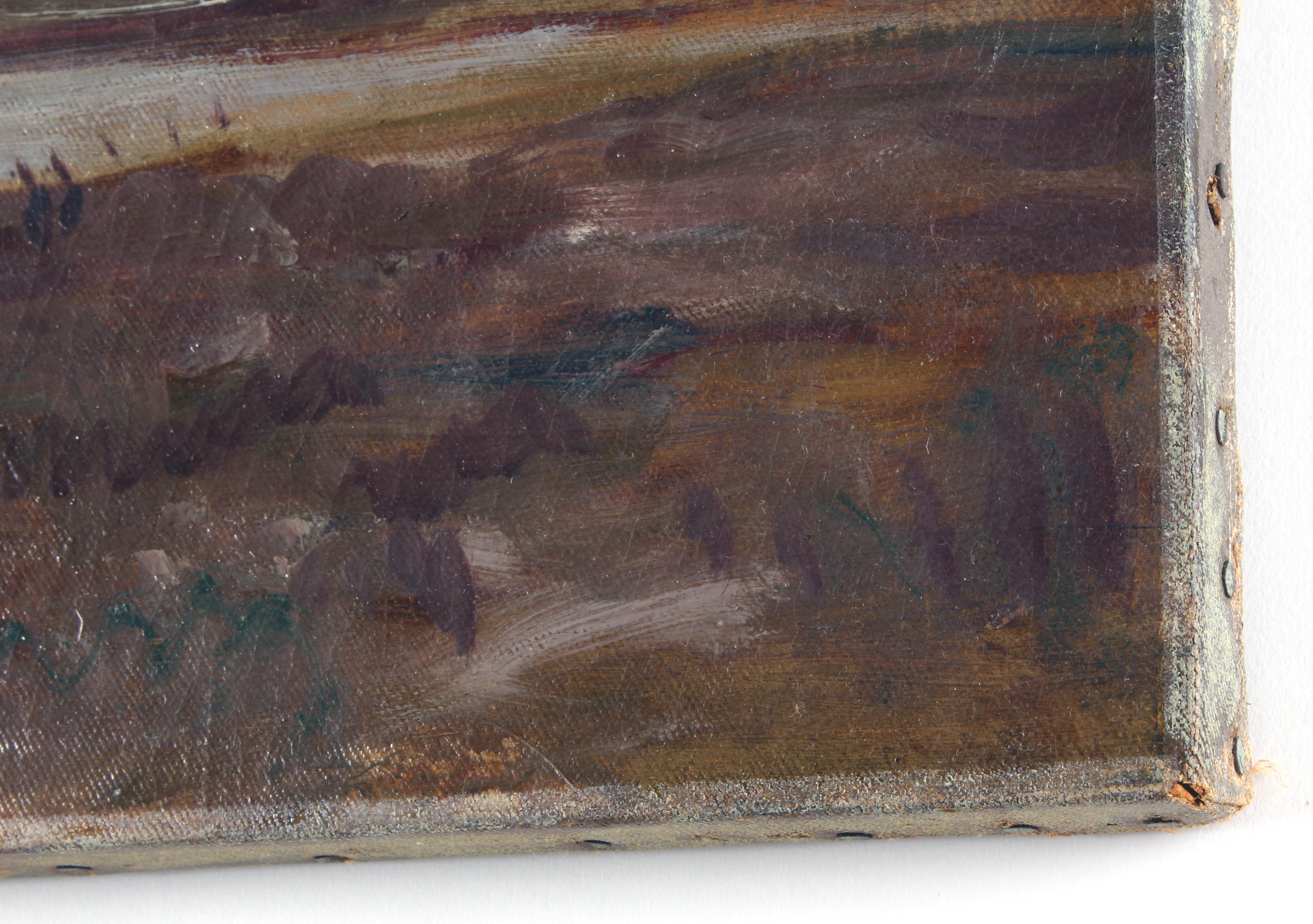 Lewis Henry Meakin Signed Late 19th Century Oil Painting