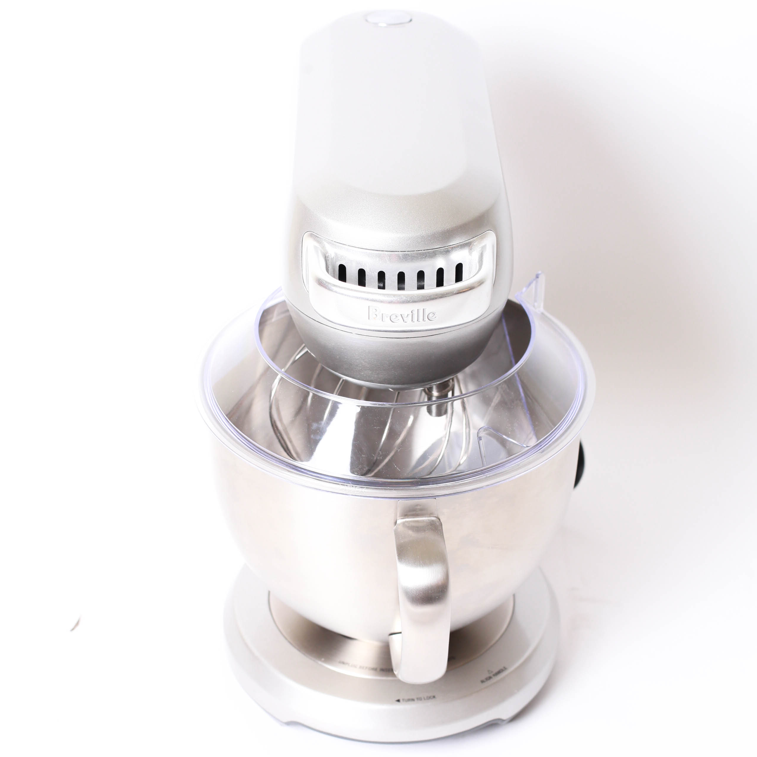 Silver Toned Breville Mixer and Presto Cool Touch Electric Griddle