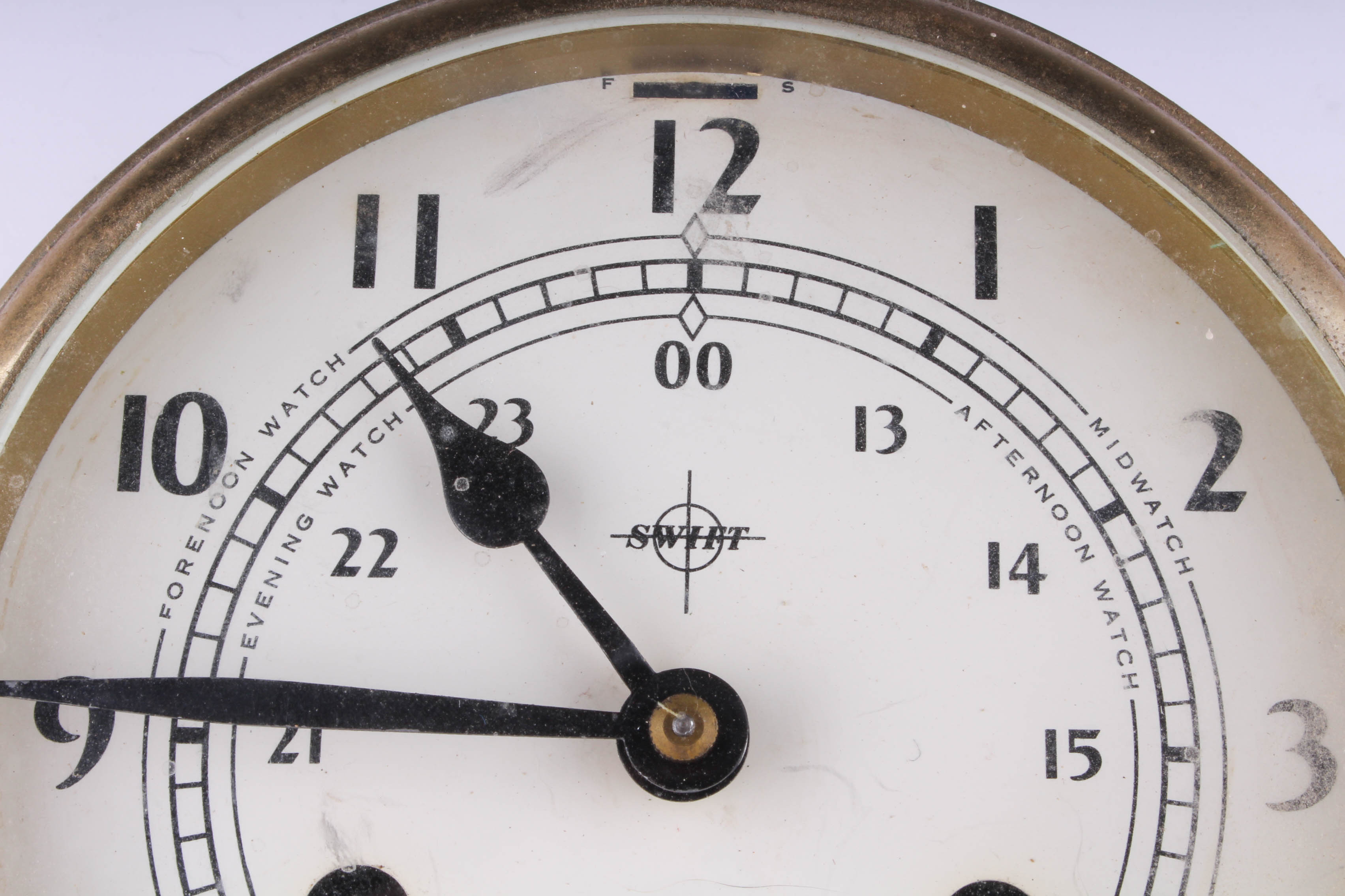 Vintage Swift & Anderson 8 Day Ship Shift Clock