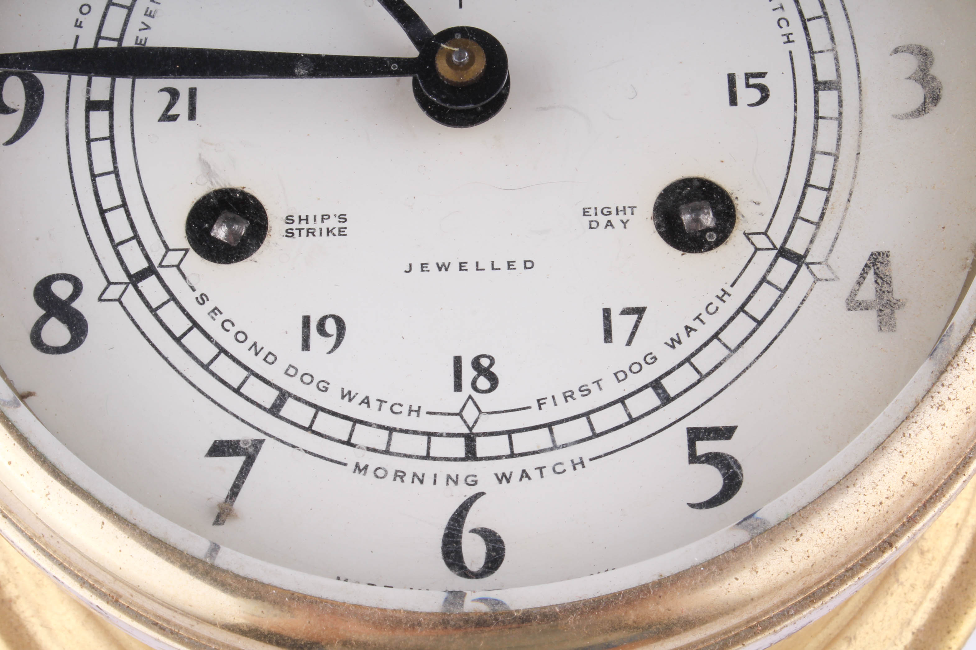 Vintage Swift & Anderson 8 Day Ship Shift Clock