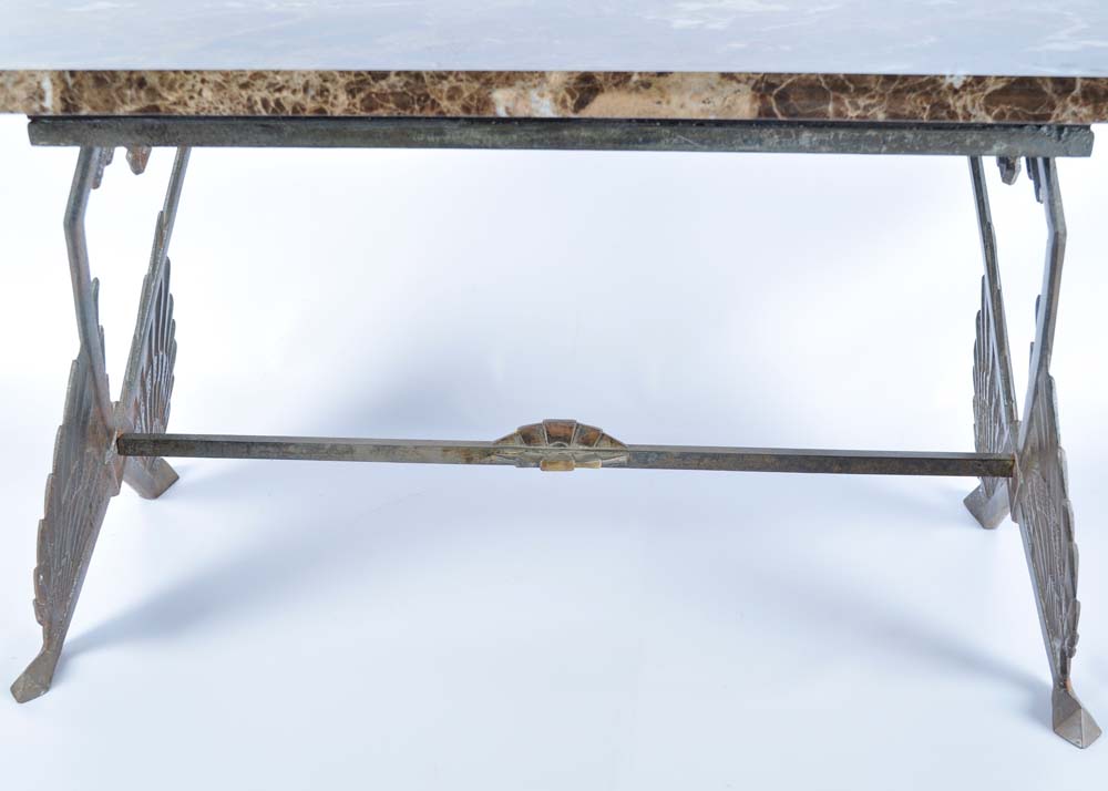 Art Deco Marble Top Table