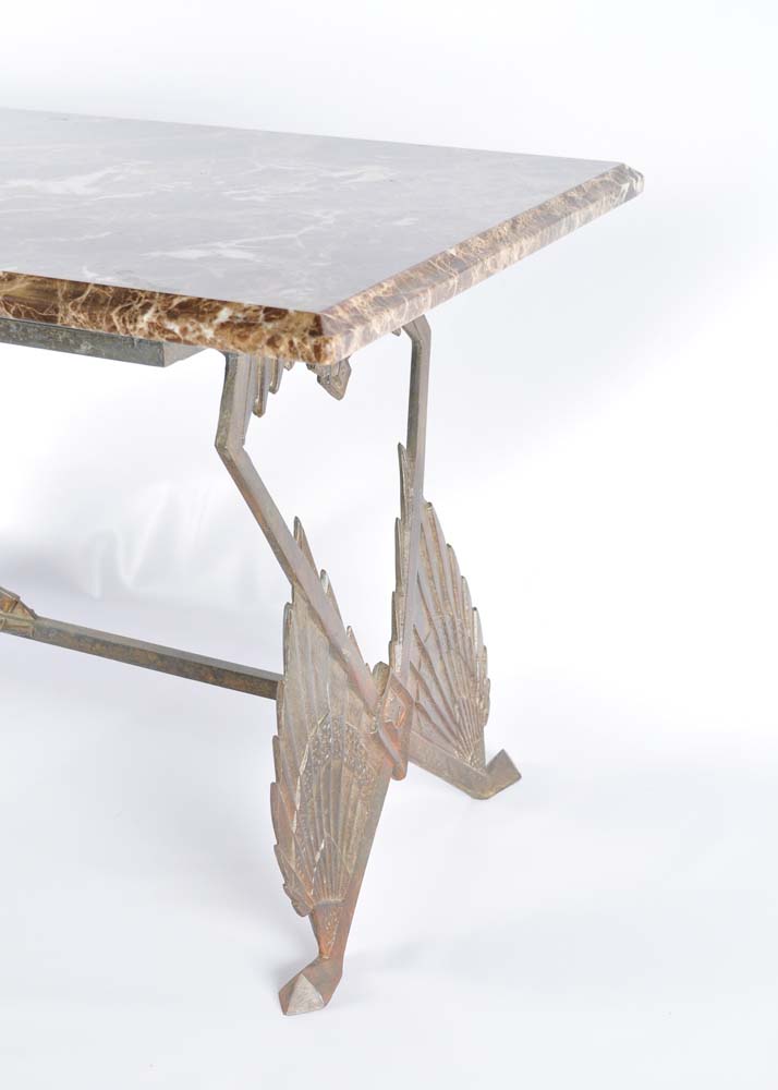 Art Deco Marble Top Table