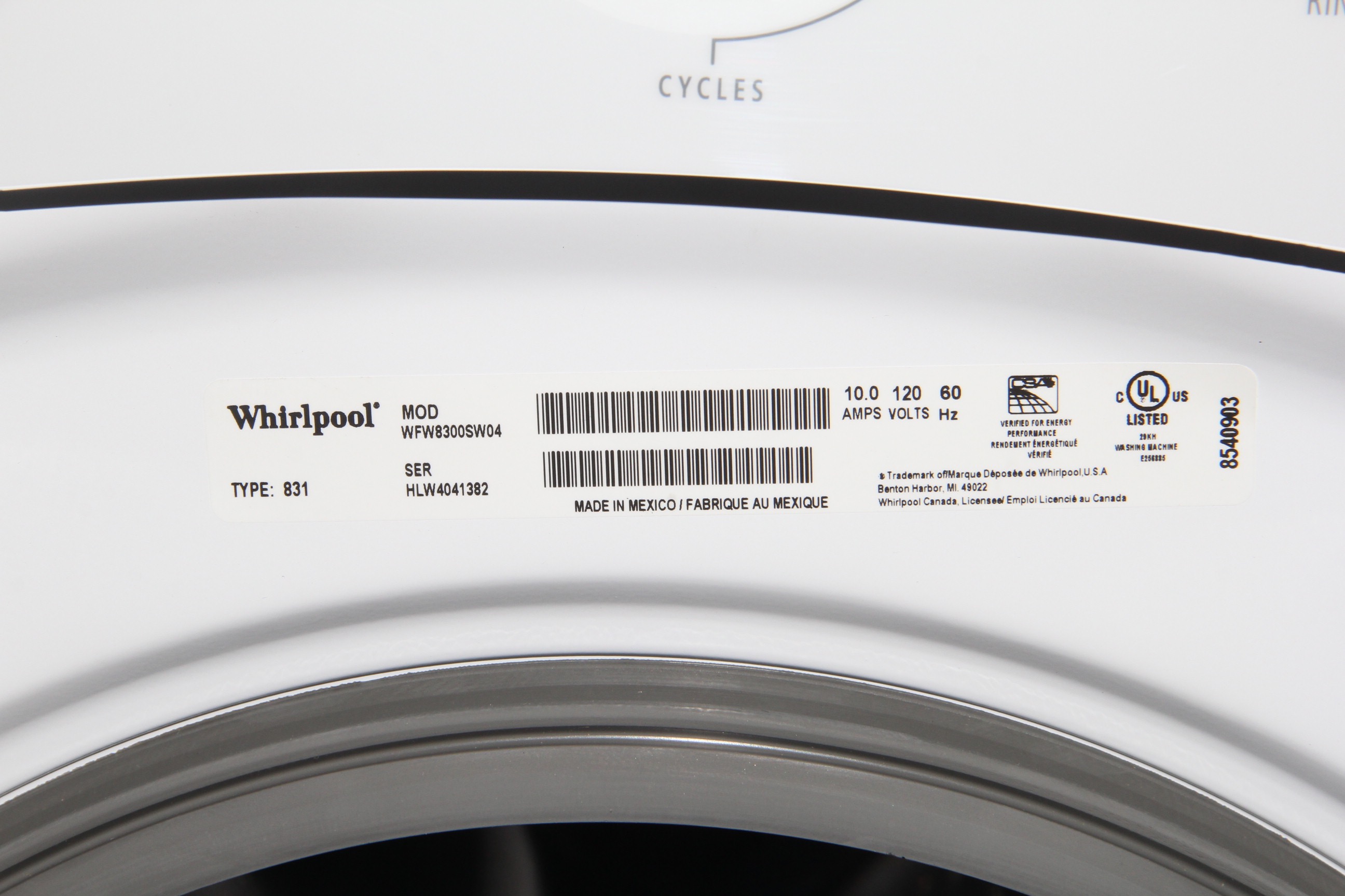Whirlpool Duet Washer