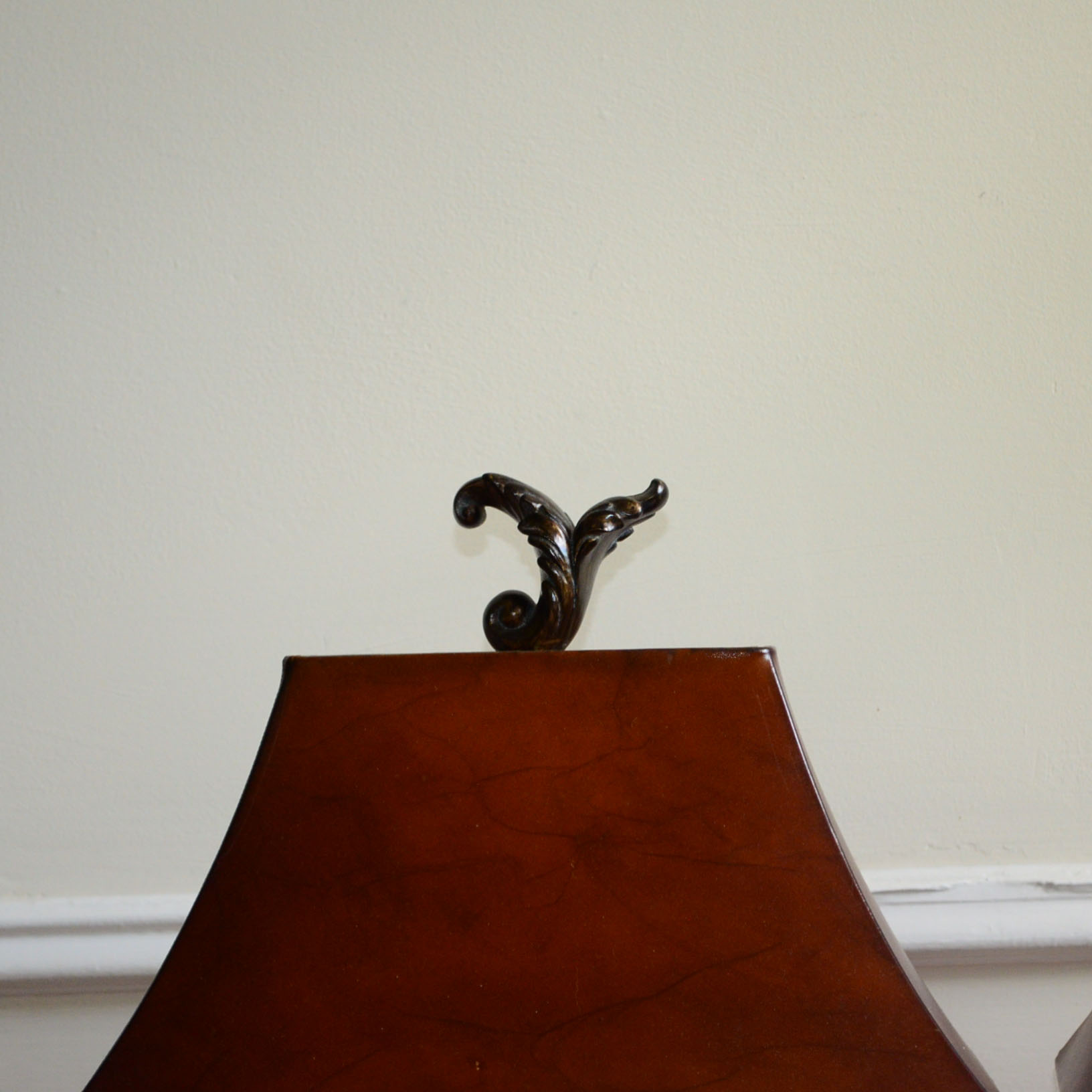 Pair Oiled Bronze Table Lamps