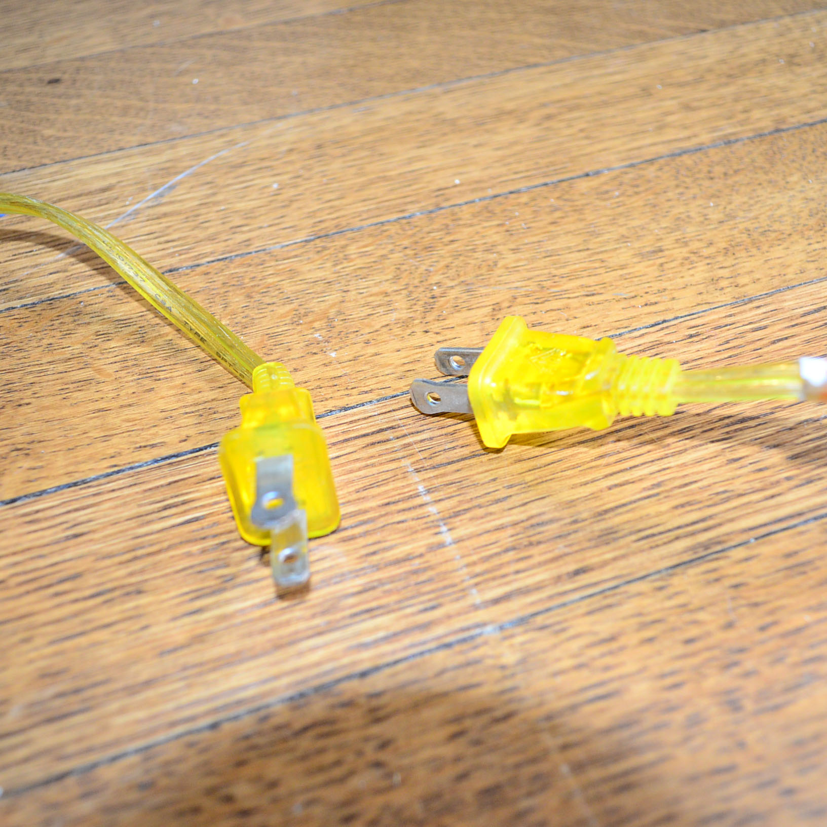 Pair Oiled Bronze Table Lamps