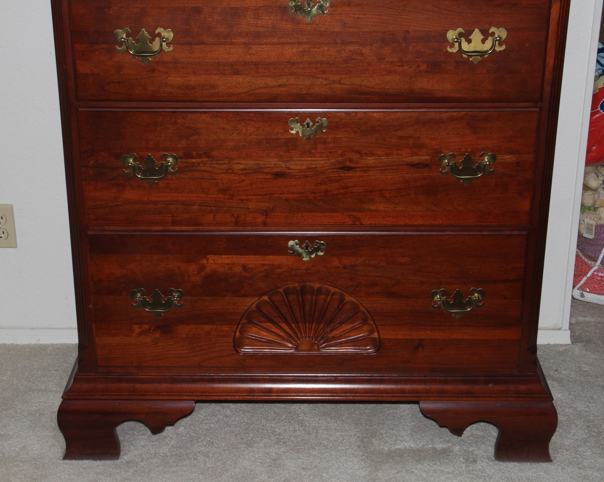 Kincaid Commonwealth Cherry Highboy Dresser